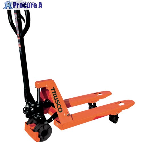 TRUSCO ハンドパレットトラック 1t用 L1050XW530 ステアリングホイールカバー付き添い人 THP-10-510N-CV 1台 ■▼691-6989