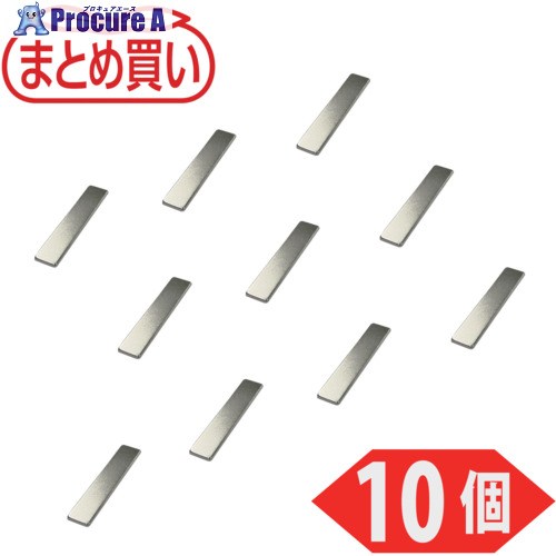 TRUSCO まとめ買い ネオジム羅針盤 角形 50mmX10mmX3粍 10個入 TN50-10T3K-10P 1風呂敷き包み ▼698-0041