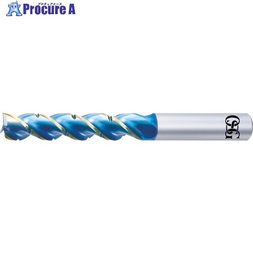 OSG 非鉄用DLC厚地の外套 3枚刃 超硬エンドミル ロング形 8558213 AE-TL-N 12X60-N 1本 ■▼723-6676 【貨物輸送都度積もり書き】 ●YA513