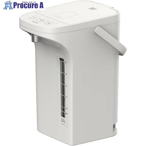 ピーコック魔法瓶 灯し火ポット 電動給湯式 早沸き手合い 3.0L 白いこと WMR-30 6台 ■▼717-9616 【貨物輸送都度積もり書き】