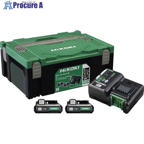 HiKOKI 2ポート急速充電器 UC18YDML(2L) 1個 ▼629-8515