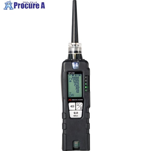 理研 携帯型可燃性ガス漏れ検知器SP-230タイプM(都市ガス用) SP-230M 00 1台 ▼677-5027
