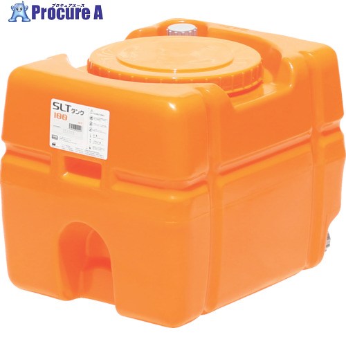 SUIKO スーパーローリータンク 100L オレンジ色 SLT-100 1個 ▼456-9938