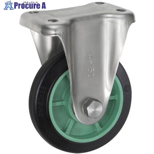 UKAI ステンレス製キャスター 固定金具 KAタイプ ゴム 車輪径130mm PNDKA-130 1個 ▼707-2092 7,806円