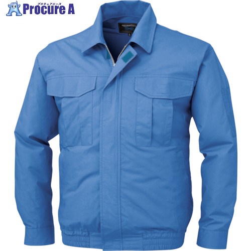 XEBEC 【2025今季完売】 空調服長袖ブルゾンKU90550-K24-M ライトブルー KU90550-K24-M 1着 ■▼338-4232 【送料都度見積】