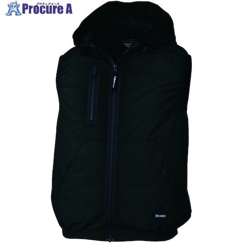XEBEC 【2025今季完売】 空調服ベスト(フード付き)XE98029-91-4L ストーンブラック XE98029-91-4L 1着 ■▼549-5228 【送料都度見積】