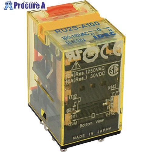 IDEC ユニバーサル中継ぎ AC200V RU2S-C-A200 10個 ■▼675-3207 【貨物輸送都度積もり書き】