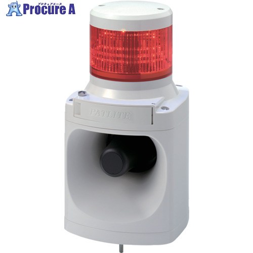 PATLITE LED積層交通信号灯付き添い人陰電子音案内書器 LKEH-110FC-Y 1台 ■▼389-9903 【貨物輸送都度積もり書き】