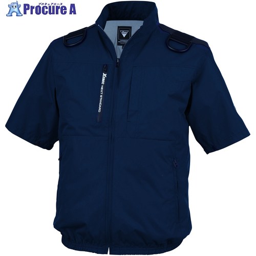 XEBEC 空調服半袖ブルゾン ハーネス対応 XE98108-19-M XE98108-19-M 1着 ■▼728-6921 【送料都度見積】｜プロキュアエース