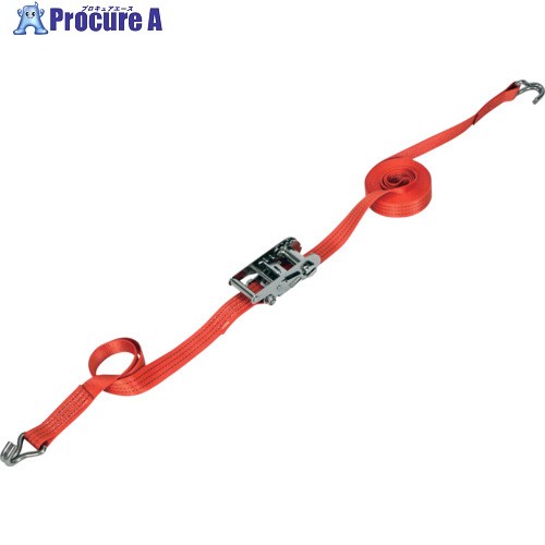 TRUSCO ベルト荷締機 SUS金具 35mm幅 509kg Jフック JIS規格相当品 GV35S-500J 1台 ▼702-5306 |プロキュアエース