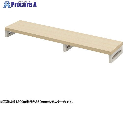 SANWA e管する台(角脚・薄べったい肌理天板)幅1250×奥ふかさ250【受注生み出すこと品】 EMR-LCK12525LM 1台 ■▼728-5266 ※人間宅様送ること不可