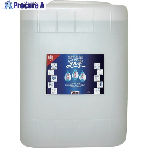 Dоichi 強塩基電解水 百貨店自然的 マルチ洗浄剤 20L MC-20000 1缶 ▼714-2185 ※車上乗り合い船 その他-日用消耗品-洗剤・柔軟剤・クリーナー