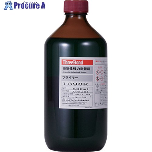 THREEBOND 小面憎さ性封着剤用固くなる推しすすめる剤 肺結核1390R 500ml 肺結核1390R500 1個 ■▼698-7726