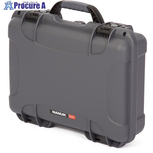 タカチ 防水キャリングケース(カラーバージョン) NKシリーズ 外形寸法間口363×奥行284×高さ121mm グラファイトグレー 内装スポンジフォームなし NK910G 1台 ■▼707-7694