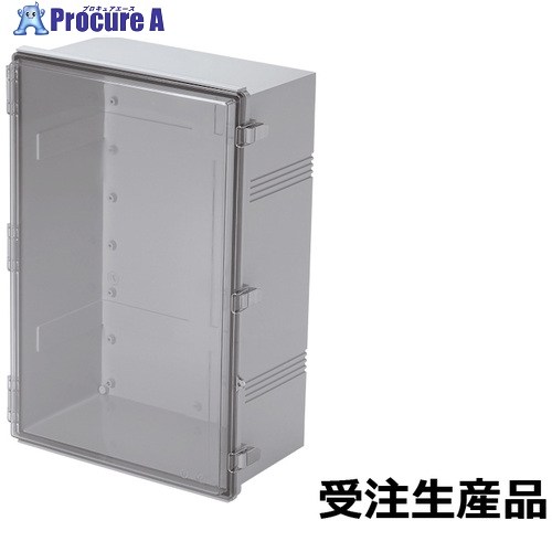 タカチ UL認証 防水・防塵開閉式ポリカ-ボネートプラボックス BC-Cシリーズ 231&times;600&times;400mm BC-CTP-406023 1台 ■▼709-3159 ｜プロキュアエース