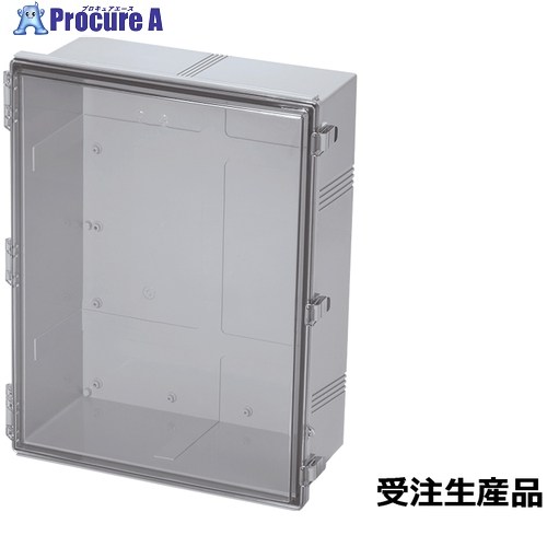 タカチ UL認証 防水・防塵開閉式ポリカ-ボネートプラボックス BC-Cシリーズ 258×730×530mm BC-CTP-507025 1台 ■▼709-3188