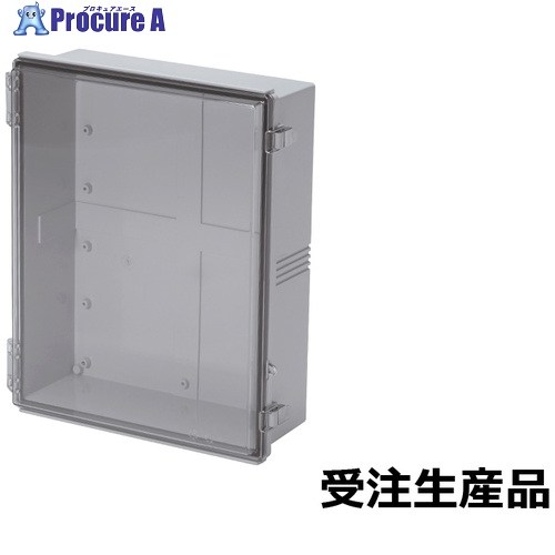 タカチ UL認証 防水・防塵開閉式ポリカ-ボネートプラボックス BC-Cシリーズ 160×500×400mm BC-CTP-405016 1台 ■▼709-3203