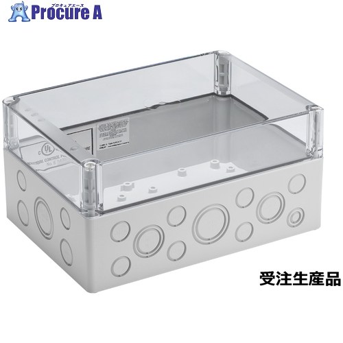 タカチ UL認証 防水・防塵ポリカ-ボネートボックス SPCM.Uシリーズ 175×250×125mm SPCM182513HT.U 1台 ■▼709-4743