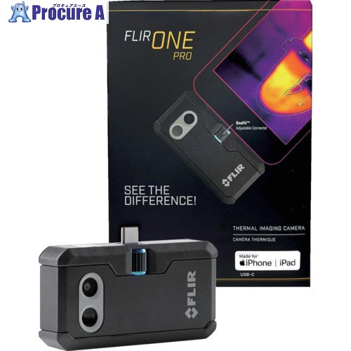 FLIR かっこ良い電話機用赤外線写真機 Flir One Pro for iOS USB-C 435-0008-03 1台 ▼708-8557