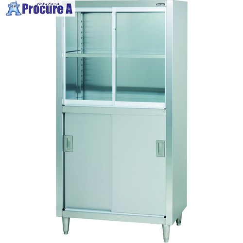 Maruzen 食器棚 上段ガラス戸付 BDS-097G 1台 ■▼360-8845 ｜プロキュアエース