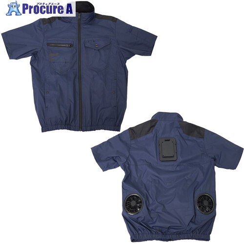 サンコー 圧倒的に冷える「冷蔵服2026」 半袖 ネイビー 3L TKWE26SNV3L 1着 ▼717-8408 |プロキュアエース