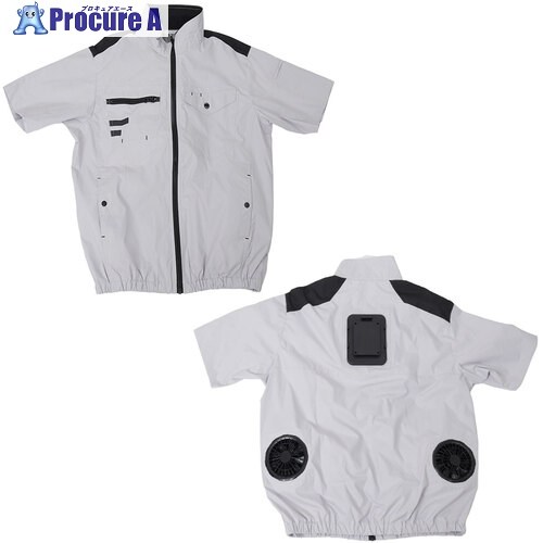 サンコー 圧倒的に冷える「冷蔵服2026」 半袖 シルバーグレー 5L TKWE26SSL5L 1着 ▼717-8412 |プロキュアエース