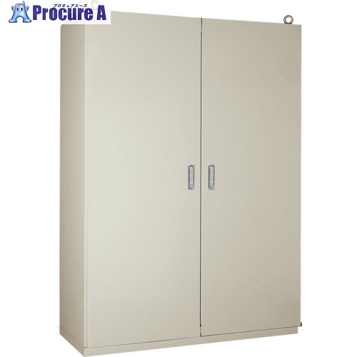 Nito 自立制御盤キャビネット E50-1218AC 両扉 クリーム色 E50-1218BC 1個 ■▼722-2663 ※個人宅様送り不可
