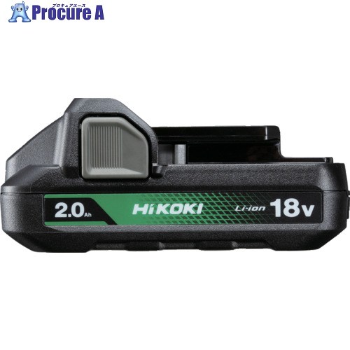 HiKOKI 18Vリチウムイオン独居室 2.0Ah 軽さ印字機 BSL1820M 1個 ▼572-4769