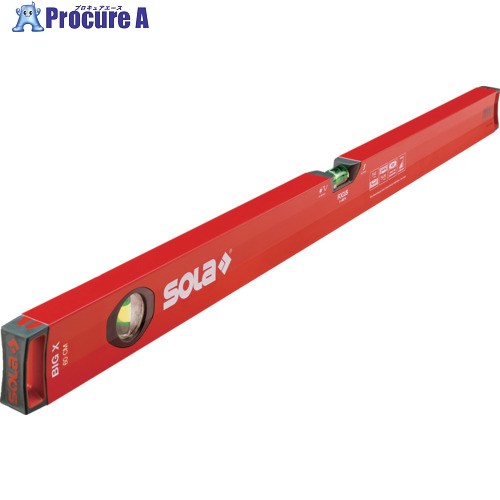 SOLA 気泡管水準器器 全長60糎 BigX60 01370801 1個 ▼703-4763