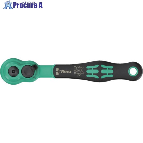 Wera 8010 A サイクロップコンフォートラチェット 正逆回転レバー 6.35ミリ 5600 1本 ▼716-2512 |プロキュアエース