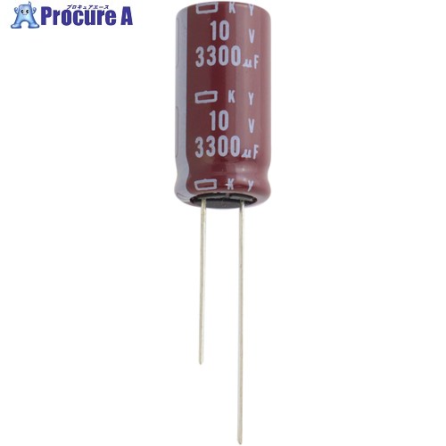 ケミコン 【まとめ買い】小型アルミ電解コンデンサ KYシリーズ 35V 1200μF 100個セット EKY350ELL122ML20S-100P 1S ▼714-1665 |プロキュアエース