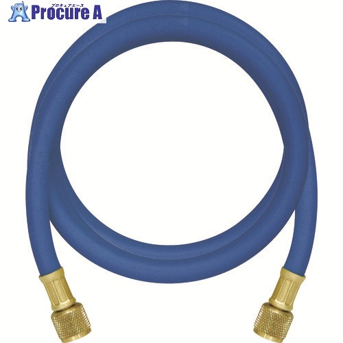 イエロージャケット 3/8チャージングホースプラス2 244cm 青 Y27896 1本 ■▼198-2150 【送料都度見積】｜プロキュアエース