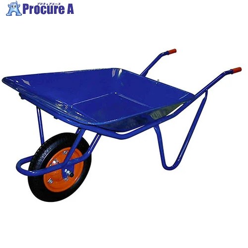 KAKURI スチール一輪車 浅型 00306150 1台 ■▼735-9207 【送料都度見積】｜プロキュアエース
