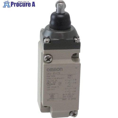 OMRON 小形重装備リミットスイッチ 4回路双断形 トップ・プランジャ形 D4A-4510N 1個 ▼150-4505 ●I586