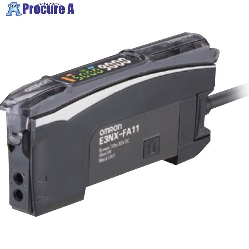 OMRON スマートファイバアンプ 1出力 NPN コード引き出しタイプ 2m E3NX-FA11 2M 1個 ▼150-8001 ●I586