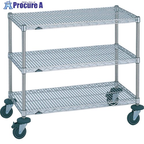 ERECTA ステンレスエレクター・カート ミニ手押し車 φ125 間口758mm×奥ふかさ460mm×高さ923粍 オールSUS ステンレステーパータイプ 3SMCB 1台 ■▼347-6096 【貨物輸送都度積もり書き】