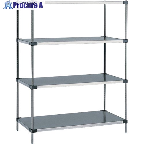 ERECTA 百貨店続きもの・430ソリッドシェルフ 間口1519mm×奥ぶかさ614mm×高さ1384粍(P) DB無 3段 LSS1520P1390N3 1台 ■▼348-2064 【貨物輸送都度積もり書き】