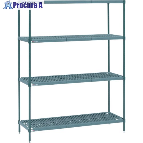 ERECTA 地下鉄道 スーパーエレクター・プロ 間口1520mm×奥ぶかさ460mm×高さ2200粍 (PK)4段 PR1860NK386PK34 1台 ■▼348-8548 【貨物輸送都度積もり書き】