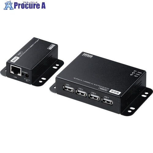 SANWA USB2.0エクステンダー 50m取りひろげる、4界面 USB-EXSET6 1個 ■▼724-1695 ※人間宅様送ること不可