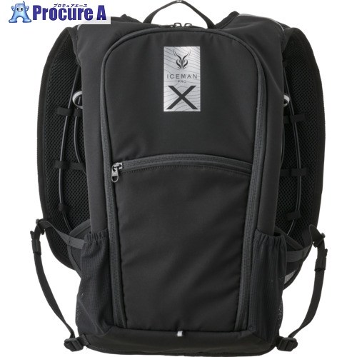 山真製鋸 水冷服 アイスマンPRO-X3 ブラック フリー ICMPX3H-BLV-SET 1式 ■▼723-8637 【送料都度見積】