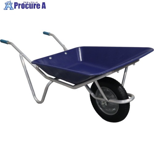 ヨドノ 2才軽銀手押し車 ノーパンクタイヤ遣りかた NO560A-AL 1台 ■▼714-7634 【貨物輸送都度積もり書き】