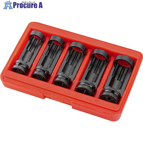 JTC 5PCS ストラットナットソケットセット JTC6004S 1個 ■▼653-2114
