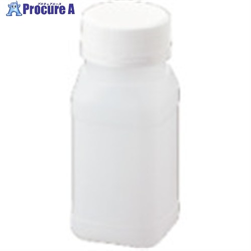 テラオカ PE角押捺瓶 100ml 旗がしら書き割り 100本入 24-0222-02 1箱 ■▼713-8231 【貨物輸送都度積もり書き】