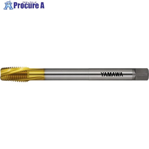 ヤマワ ロング高速用通り穴用スパイラルタップ LS-F-SL L100 P3 M10X1.25 LS-F-SL-P3-100-M10X1.25 1本 ■▼153-1796 【送料都度見積】 ●MA515｜プロキュアエース