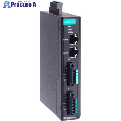MOXA 2界面 アドバンスド Modbus論理ゲート通い路 IEC62443-4-2判定基準 RJ45×2 DB9 2kV不成立防御すること 広々とした熱度模範例 MGATE MB3270I-G2-T 1台 ■▼714-2496 【貨物輸送都度積もり書き】