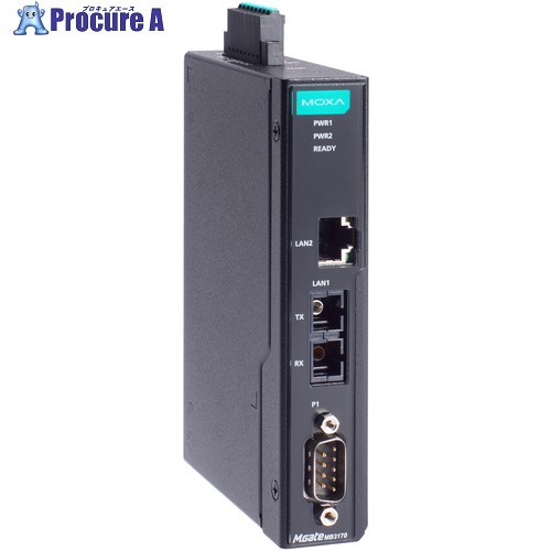 MOXA 1界面 アドバンスド Modbus論理ゲート通い路 IEC62443-4-2標準尺度 RJ45×2 DB9 2kV縁切り保護すること 広広とした体温青写真 MGATE MB3170I-G2-T 1台 ■▼714-2497 【貨物輸送都度積もり書き】