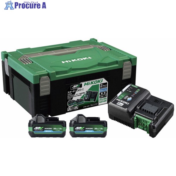 HiKOKI 2ポート急速充電器 UC18YDML(2XSZ) 1個 ▼629-8514 ｜プロキュアエース 35,346円