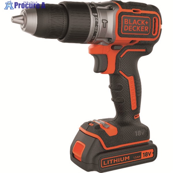 B＋D 18Vブラシレス振動ドリルドライバー BL188K2-JP 1台 ▼130-8617 ｜プロキュアエース