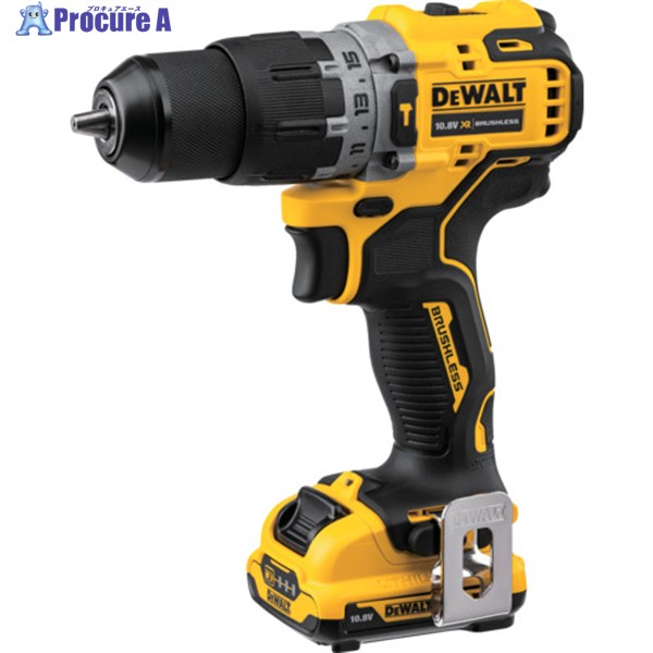 DEWALT 10.8Vブラシレス振動ドリルドライバー DCD706D2-JP 1台 ▼582-3164 ｜プロキュアエース