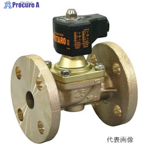 ﾍﾞﾝ PF22-W 桃太郎 青銅電磁弁【ﾌﾗﾝｼﾞ･通電開】25A PF22-W 25A ▼1015958 ベン ●i547